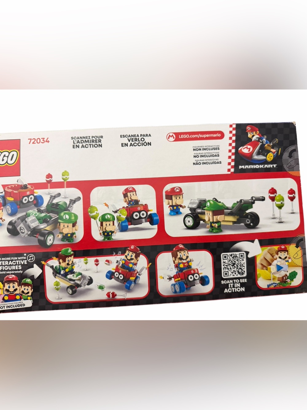 Lego Super Mario Kart Battle Set - Red, Green, Blue, Yellow Brand New - Picture 2 of 7